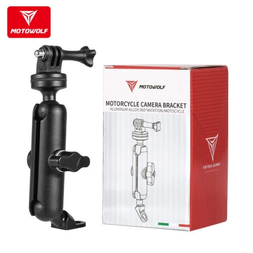 Pat gắn Camera hành trình Motowolf chân kính / ghi đông