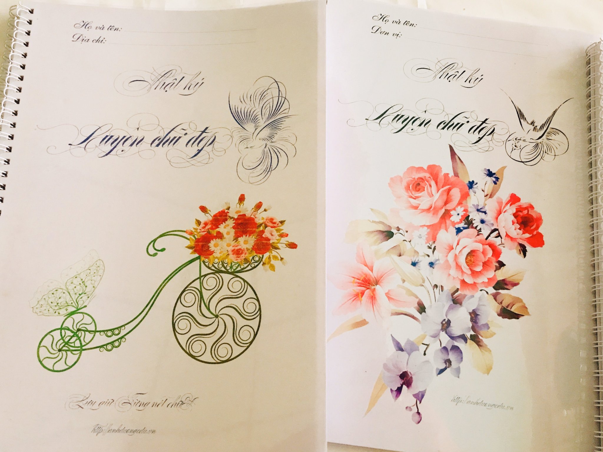 Sổ nhật kí luyện chữ đẹp in hoa khổ A4 (giao bìa ngẫu nhiên)