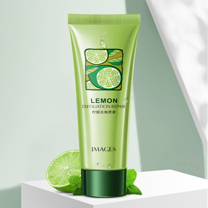 Gel Tẩy Tế Bào Chết Dành Cho Da Mặt Lemon Exfoliation Repair Image Chiết Xuất Chanh Tươi 120gr - Y381-C4T1