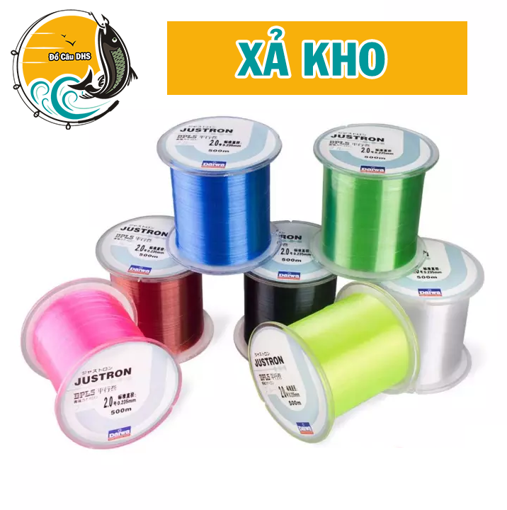 Cước Câu Cá Daiwa 500m đủ size 3 -10 chịu tải siêu tốt, cước câu cá chịu lực, cước câu cá tàng hình, cước câu cá siêu bền