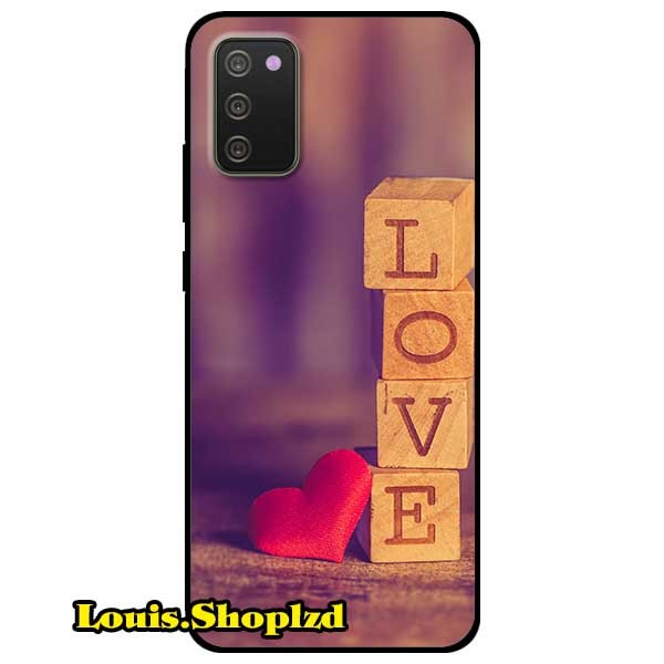 Ốp lưng dành cho samsung galaxy a02s - love gỗ