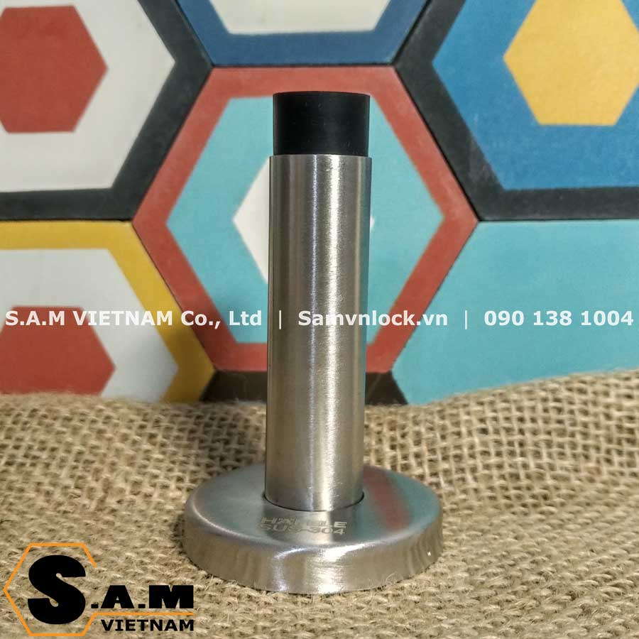 Chặn cửa cao su gắn tường hafele 489.70.205 inox 304 mờ