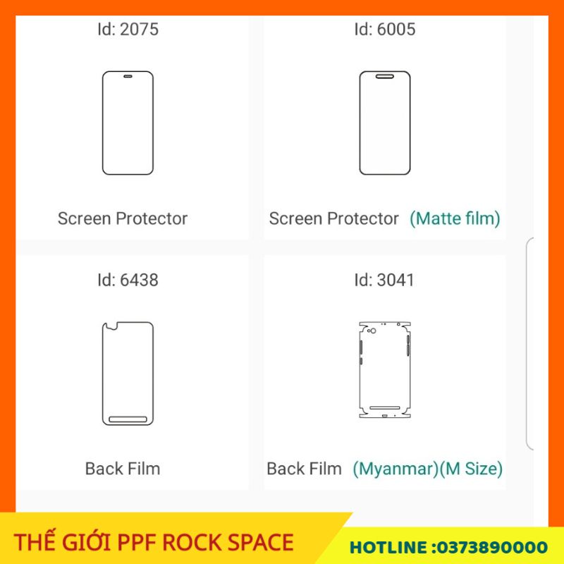 Dán màn hình PPF Xiaomi Redmi 5A ( Có Mặt trước, Mặt Sau, Full bộ theo lựa chọn) Rock Space