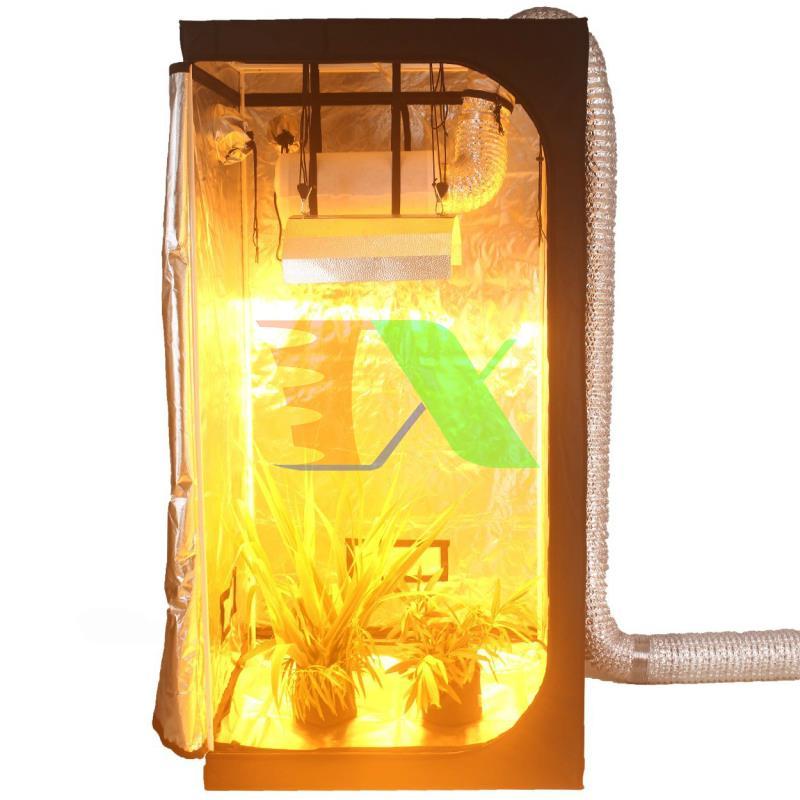 Lều trồng cây trong nhà 240*120*200 cm Nhà trồng nấm Vải 600D phản quang Grow tent Lều trồng cây trong nhà