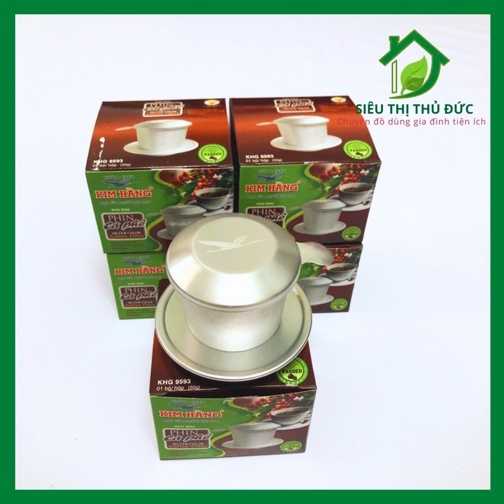 Phin cà phê nhôm kim hằng chính hãng - màu bạc
