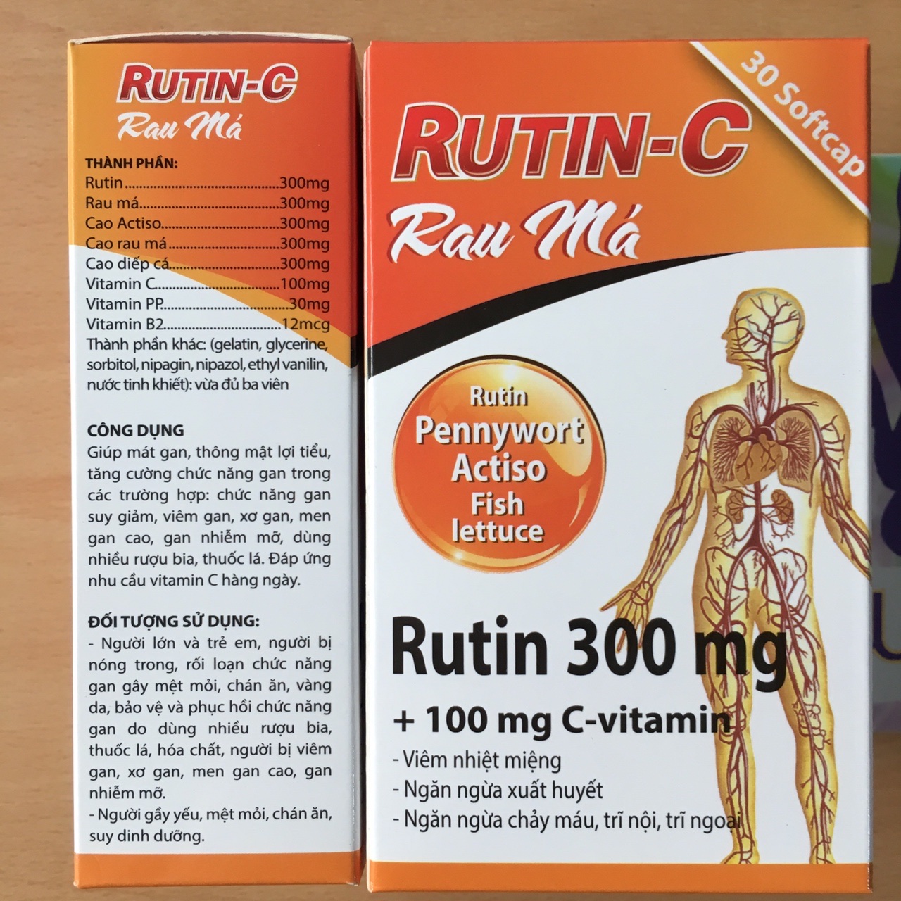 RUTIN - C Rau Má - Thanh Nhiệt Giải Độc.