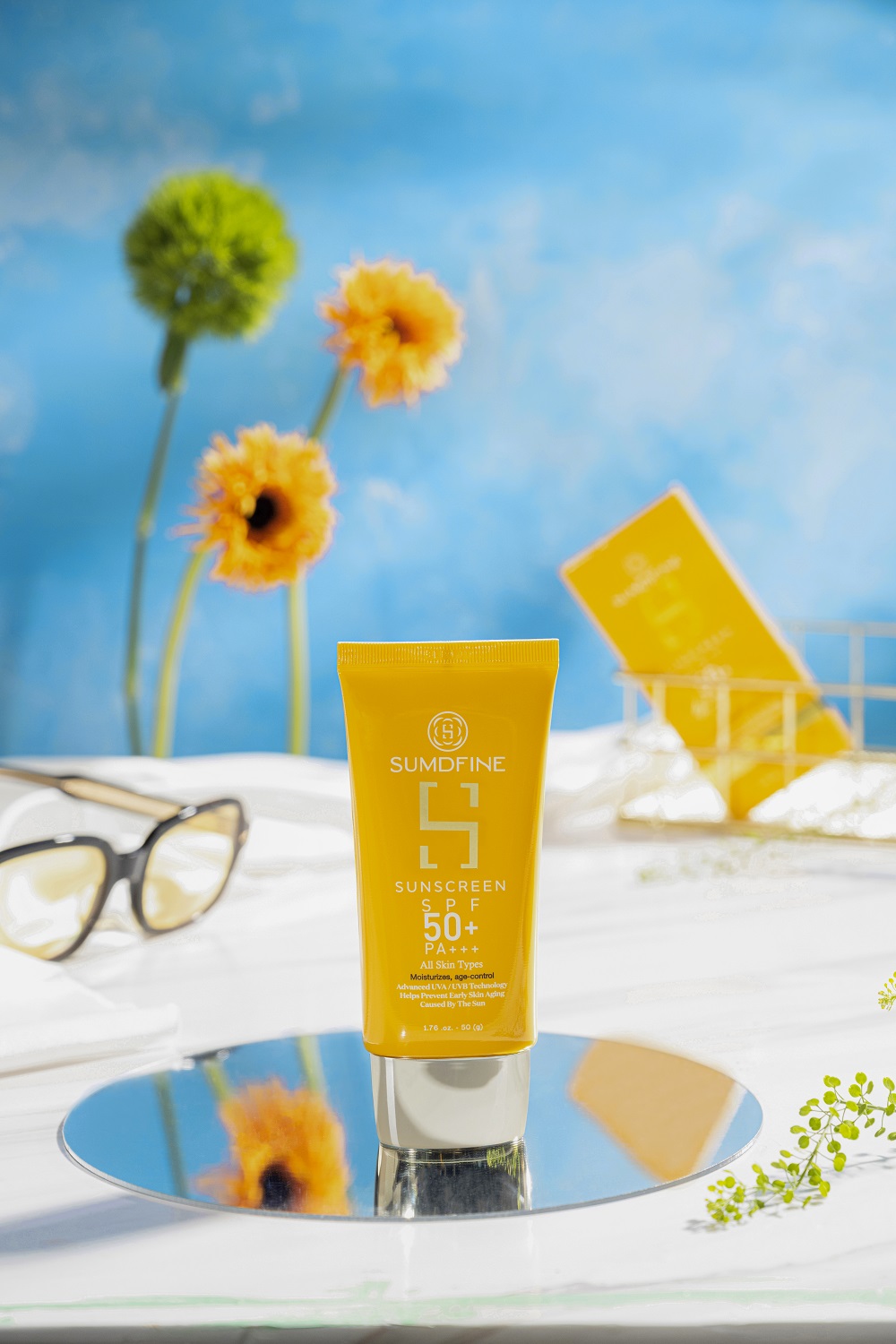 Kem chống nắng SPF 50 PA+++ Sumdfine - Kem chống nắng vật lý Sumdfine Sunscreen Hàn Quốc
