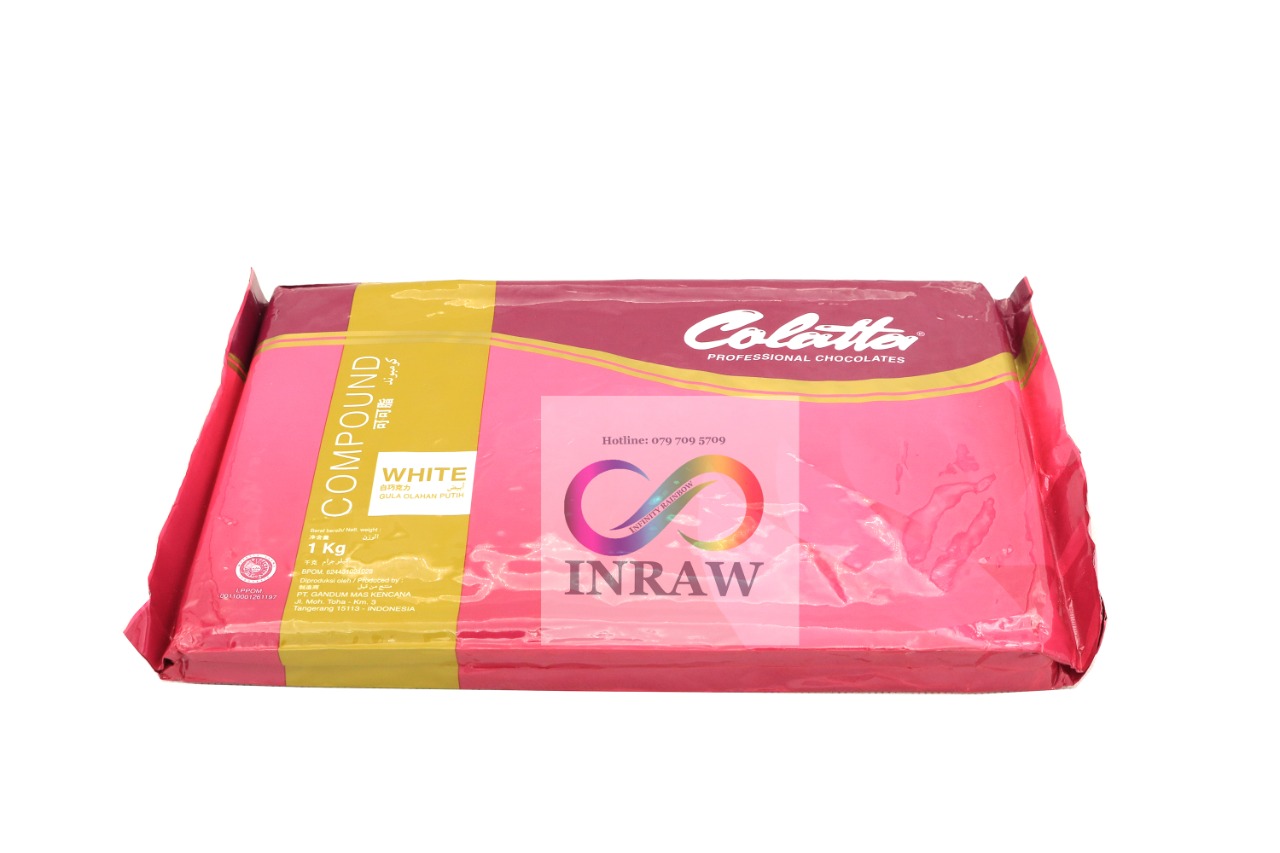 Socola Colatta Trắng Thanh 1kg - White Compound Chocolate