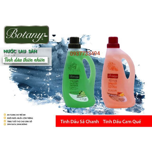 Nước lau sàn quế cam Botany