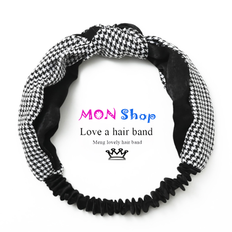 Băng đô nữ turban nữ phong cách Hàn Quốc thời trang phụ kiện tóc vải phi lụa mịn đẹp sang trọng