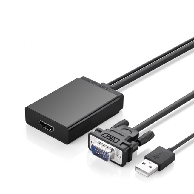 Cáp chuyển đổi vga sang hdmi ugreen 40213 - vga to hdmi