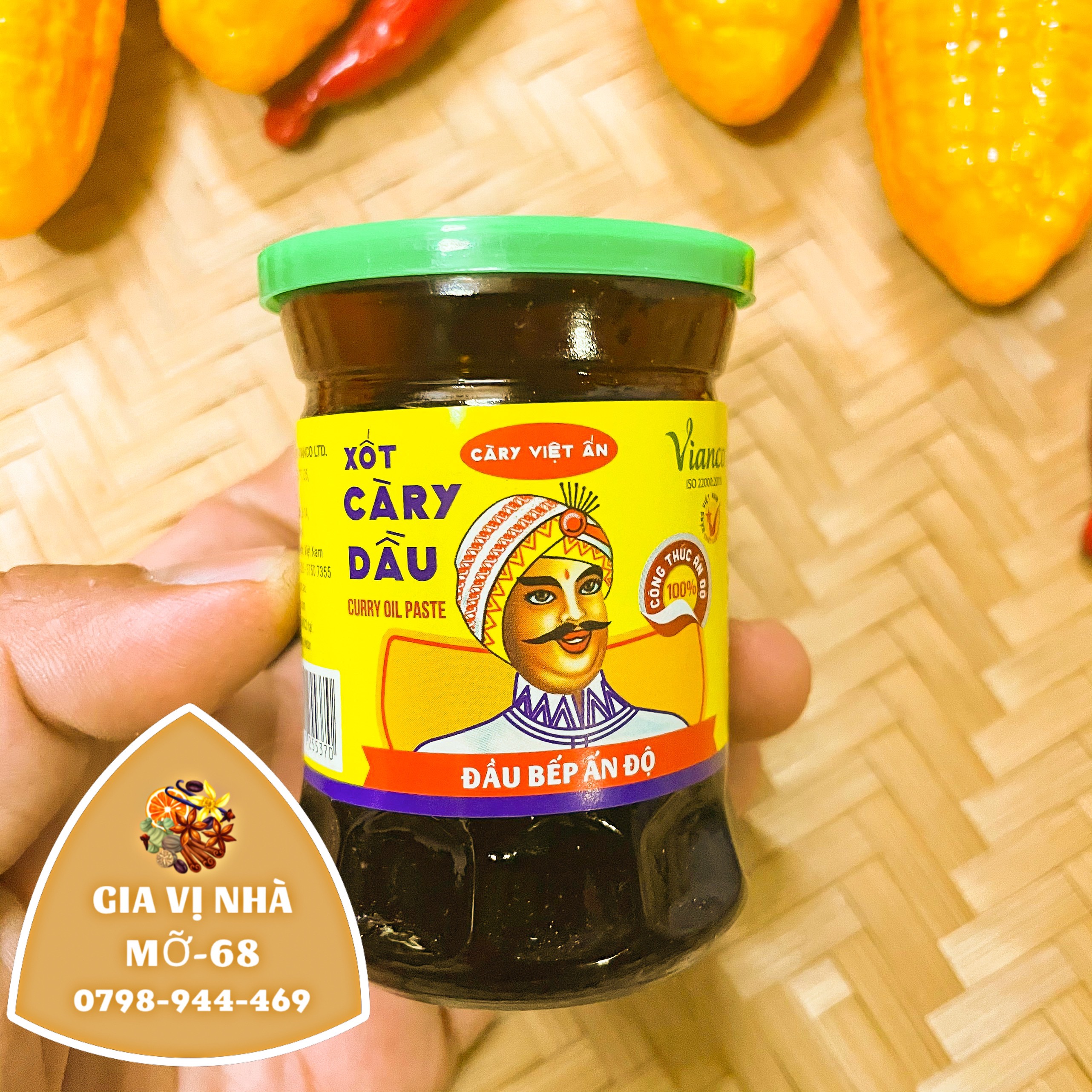Cà ri dầu vianco -lọ 50gr