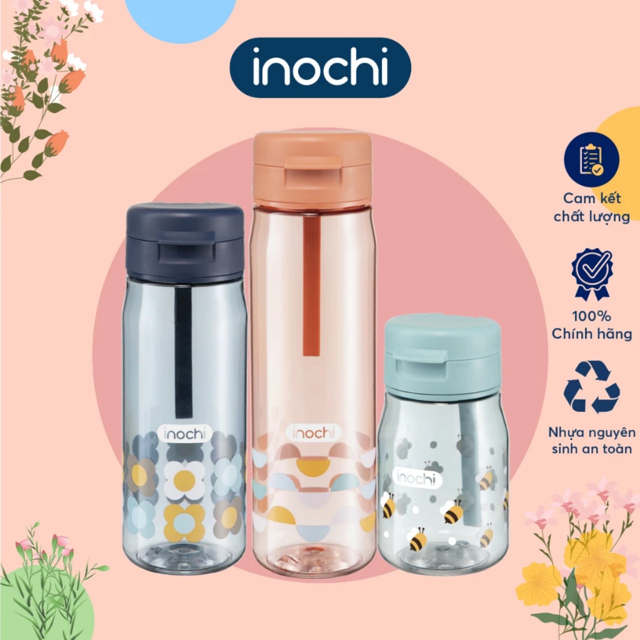 Bình nước Kita Fami inochi Size