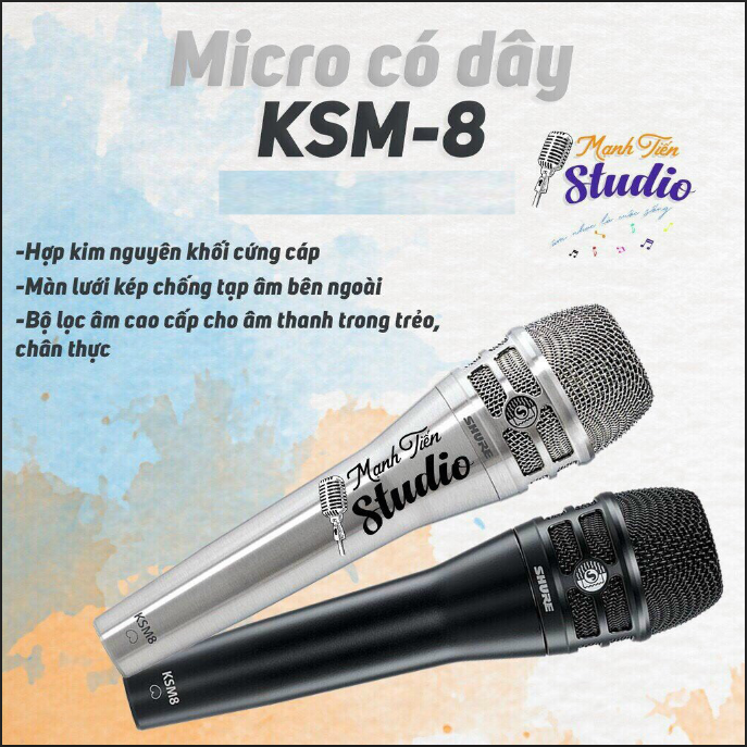 [HCM][Giá Hủy Diệt] Micro Karaoke Có Dây Shure Ksm8 Cao Cấp Micro Hát Karaoke Cực HayMicro Có Dây Hát Karaoke Đảm Bảo Hay Cả Về Độ HútÂm Lượng Và Độ Bền Karaoke Gia ĐìnhMicro Dạy HọcThuyết Trình Liên Hoan Văn Nghệ