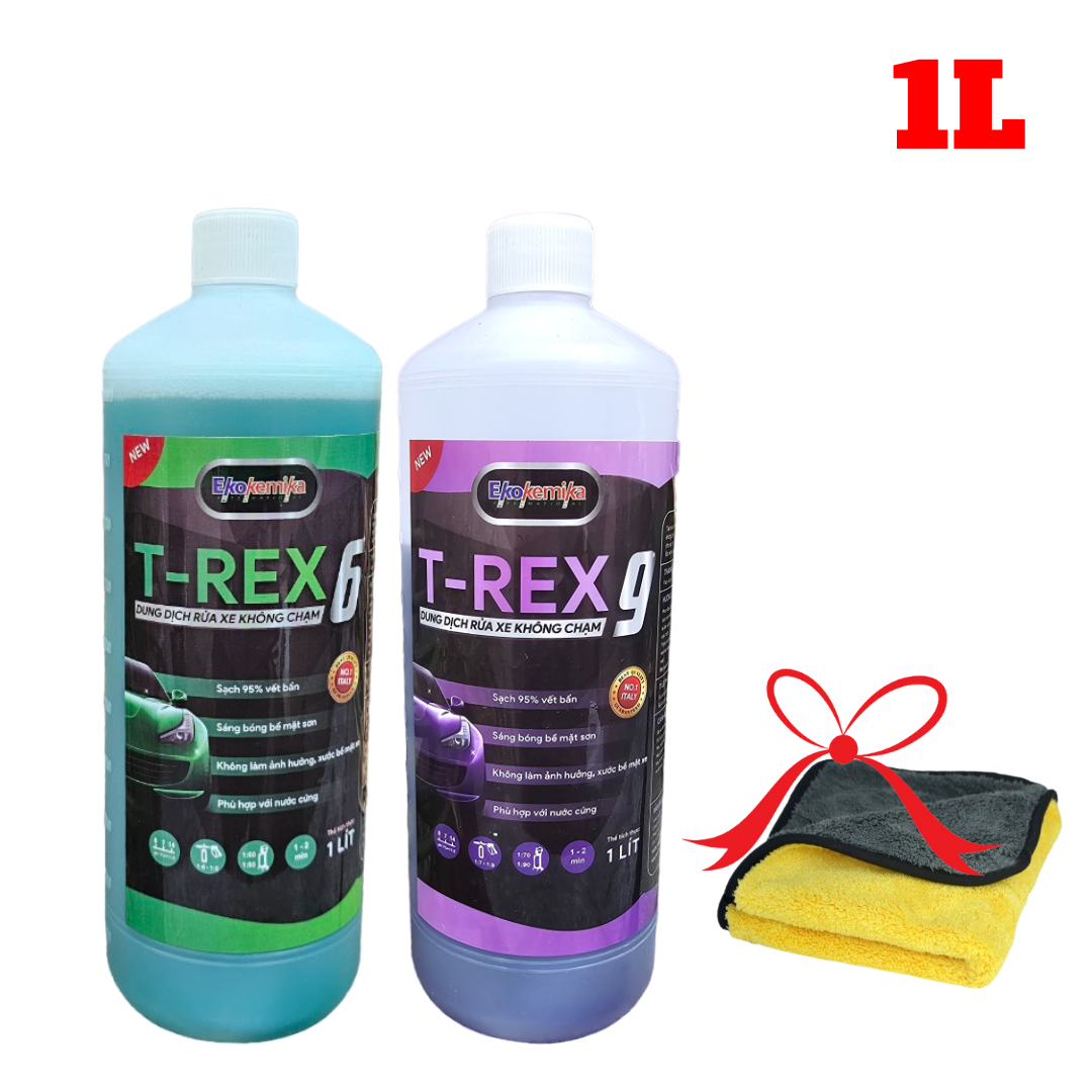 Dung Dịch Nước Rửa Xe Không Chạm Mới EKOKEMIKA T-REX 6, T-REX 9 1L