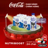 [SIÊU SALE ] Lốc 24 Chai Thực phẩm bổ sung Nước uống sữa trái cây Nutriboost hương bánh quy kem 297ml/Chai Sale 25.06 Coca-Cola Chính Hãng_LD