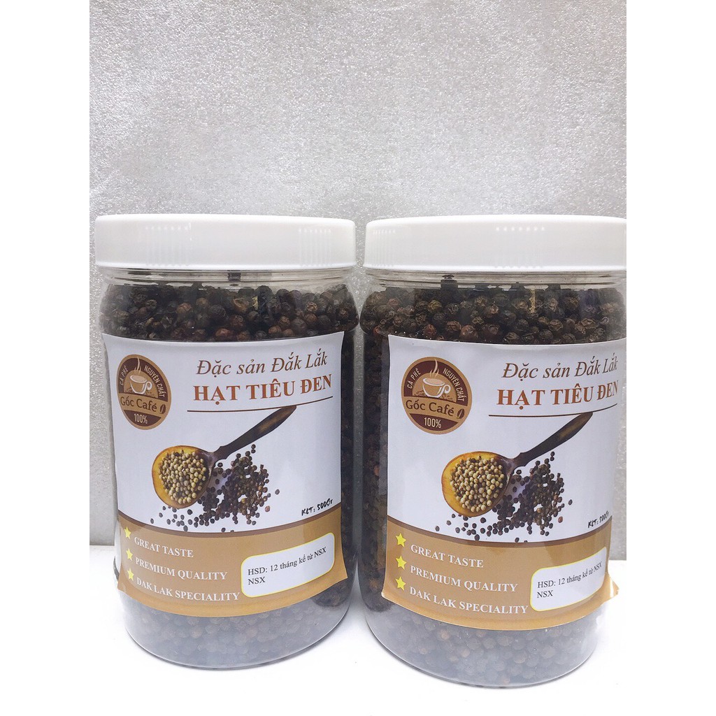 500g hạt tiêu đen dak lak nhà trồng 100%