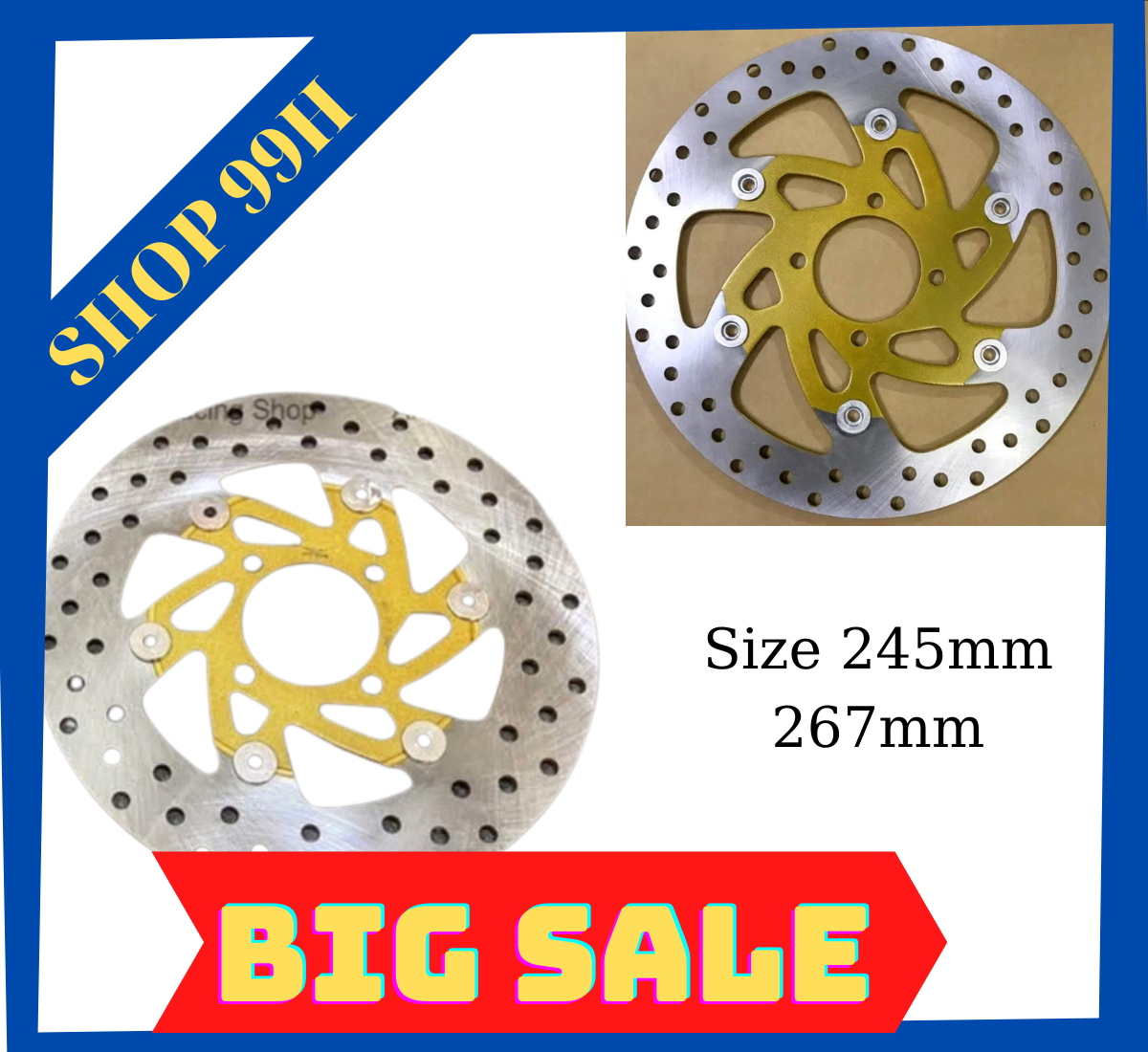 Đĩa yaz size 245 và 267mm dành cho xe exciter , winner 150