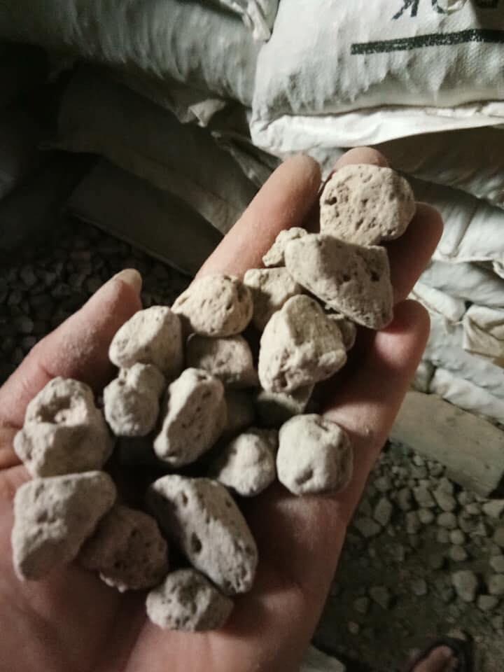 Vật liệu lọc hồ cá-đá lông vũ-túi 1kg - đá lông vũ-túi 1kg