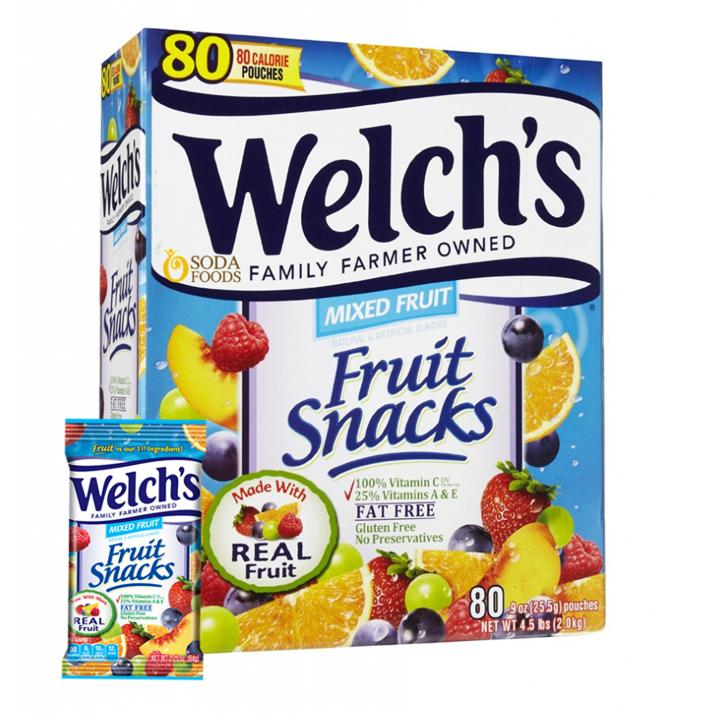 Kẹo dẻo trái cây welch's mỹ hộp new 90 gói