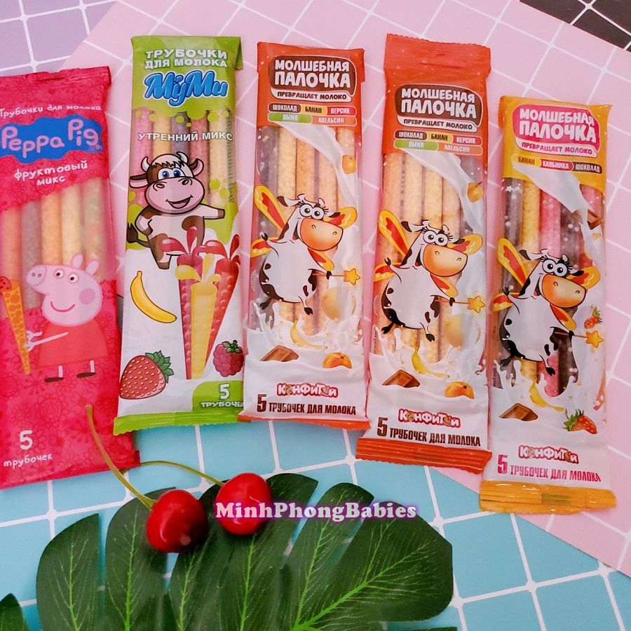 Ống hút đổi vị cho bé