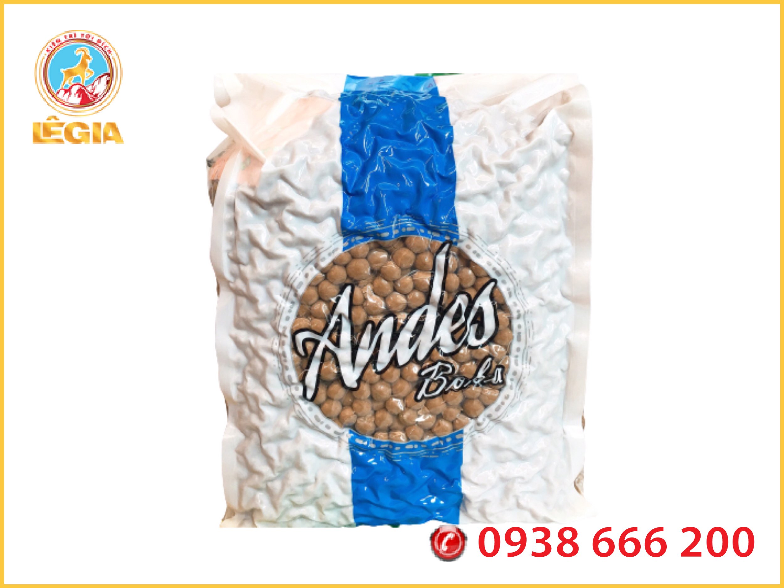 Trân châu đài loan caramel 3kg - tapioca pearl
