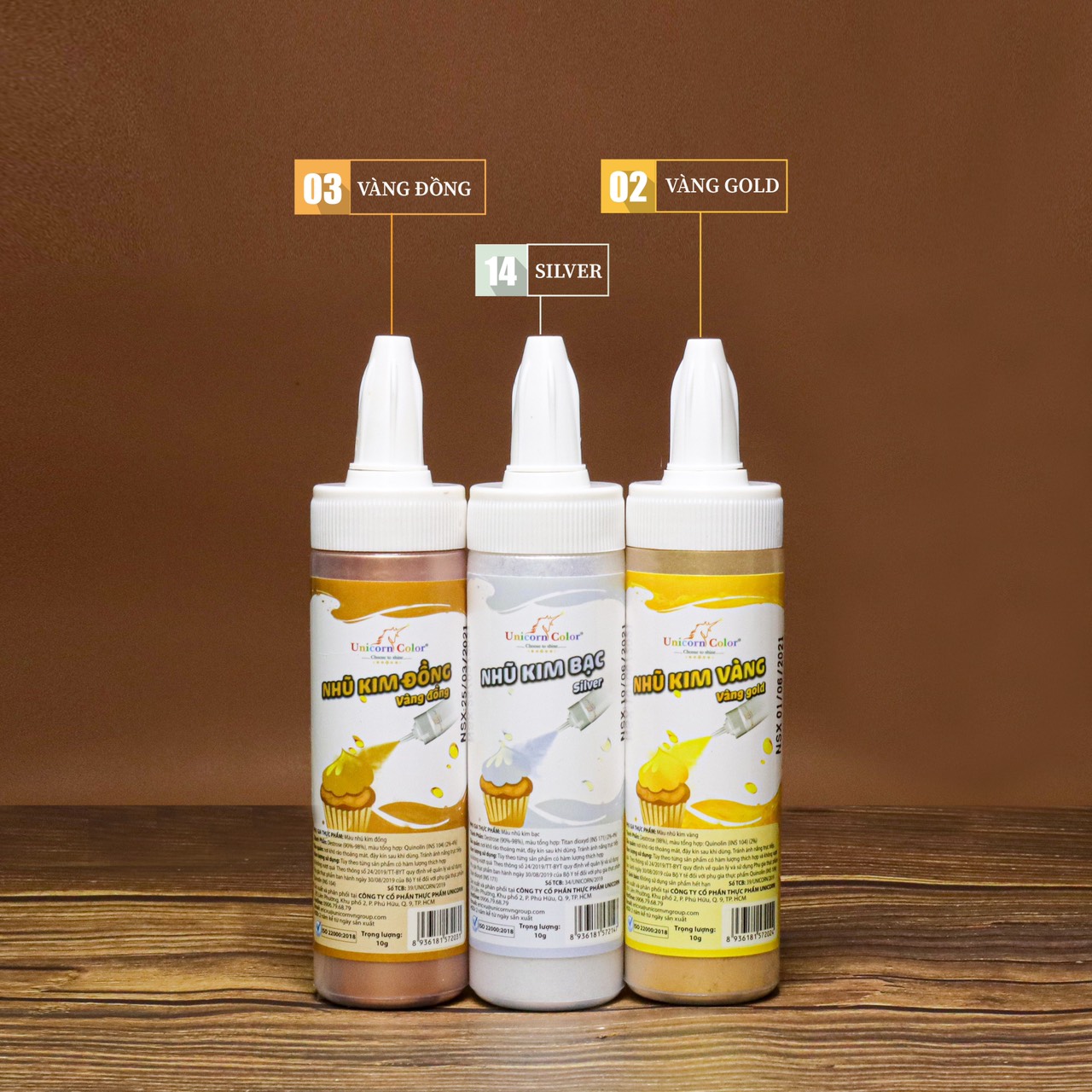 Màu Nhũ Phun Thực Phẩm - Unicorn color