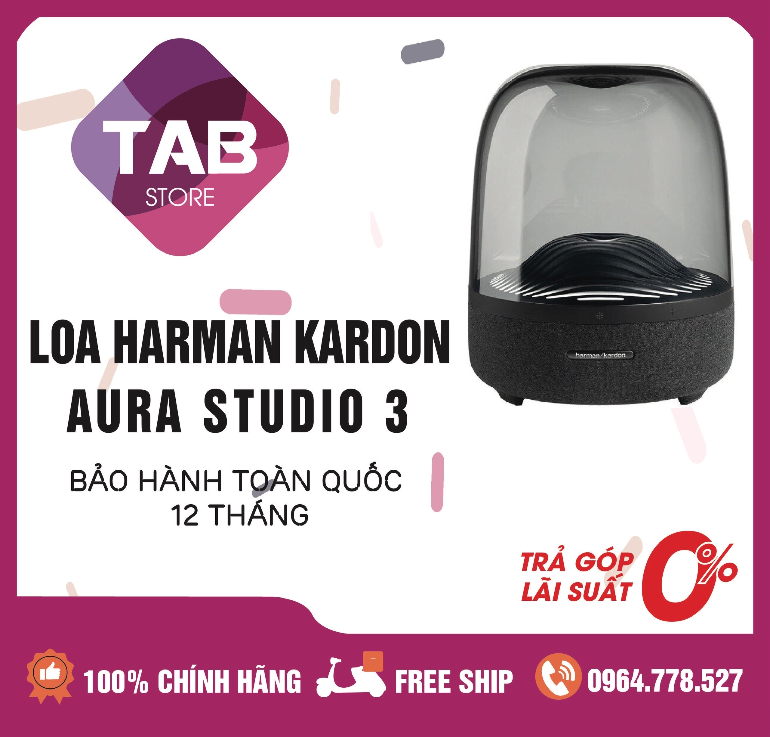 Loa Bluetooth Harman Kardon Aura Studio 3 - Mới Chính Hãng