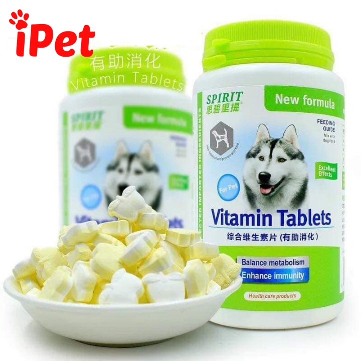 Combo 10 Viên Bổ Sung Vitamin Cho Chó Mèo Spirit - iPet Shop