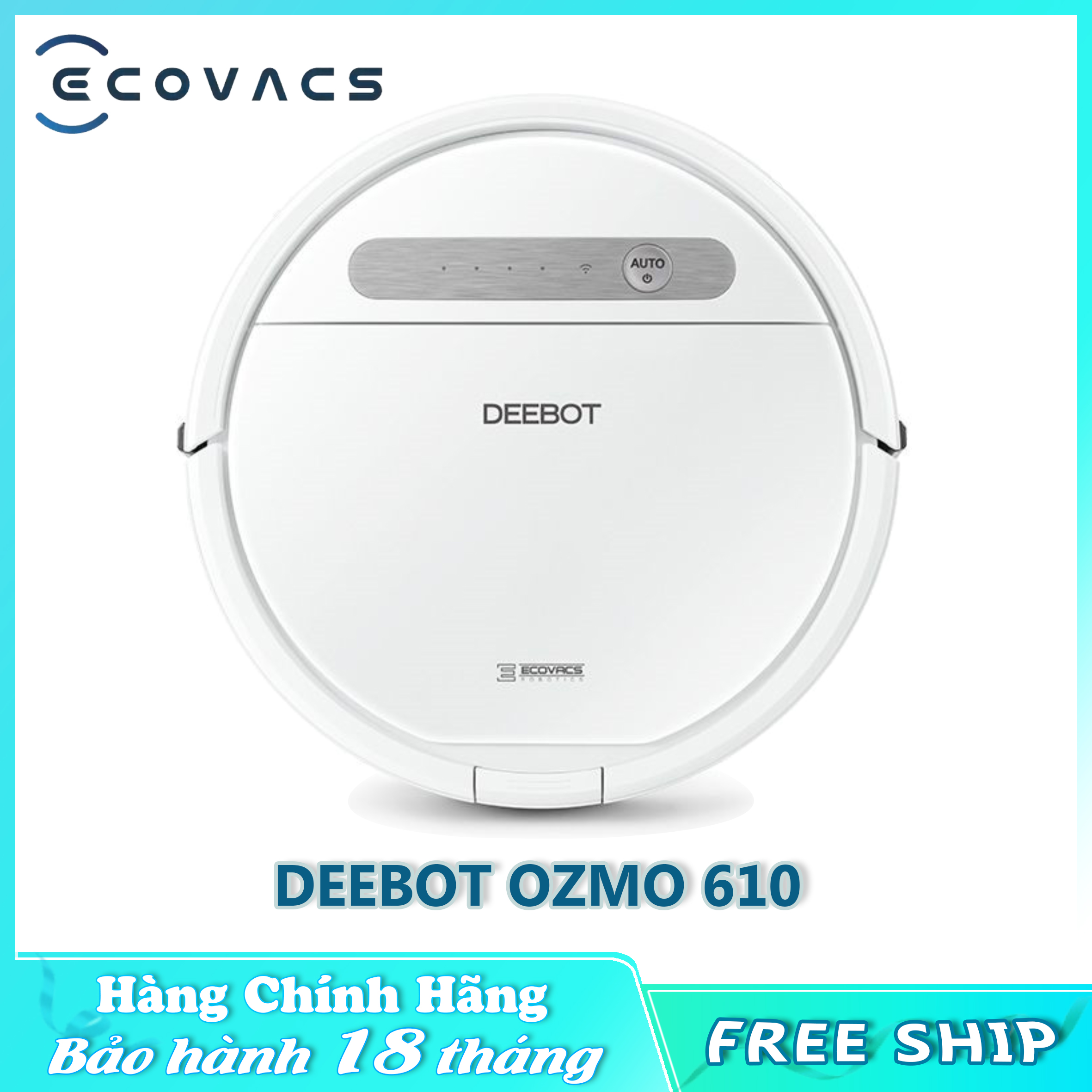 Robot hút bụi Ecovacs Deebot Ozmo 610.