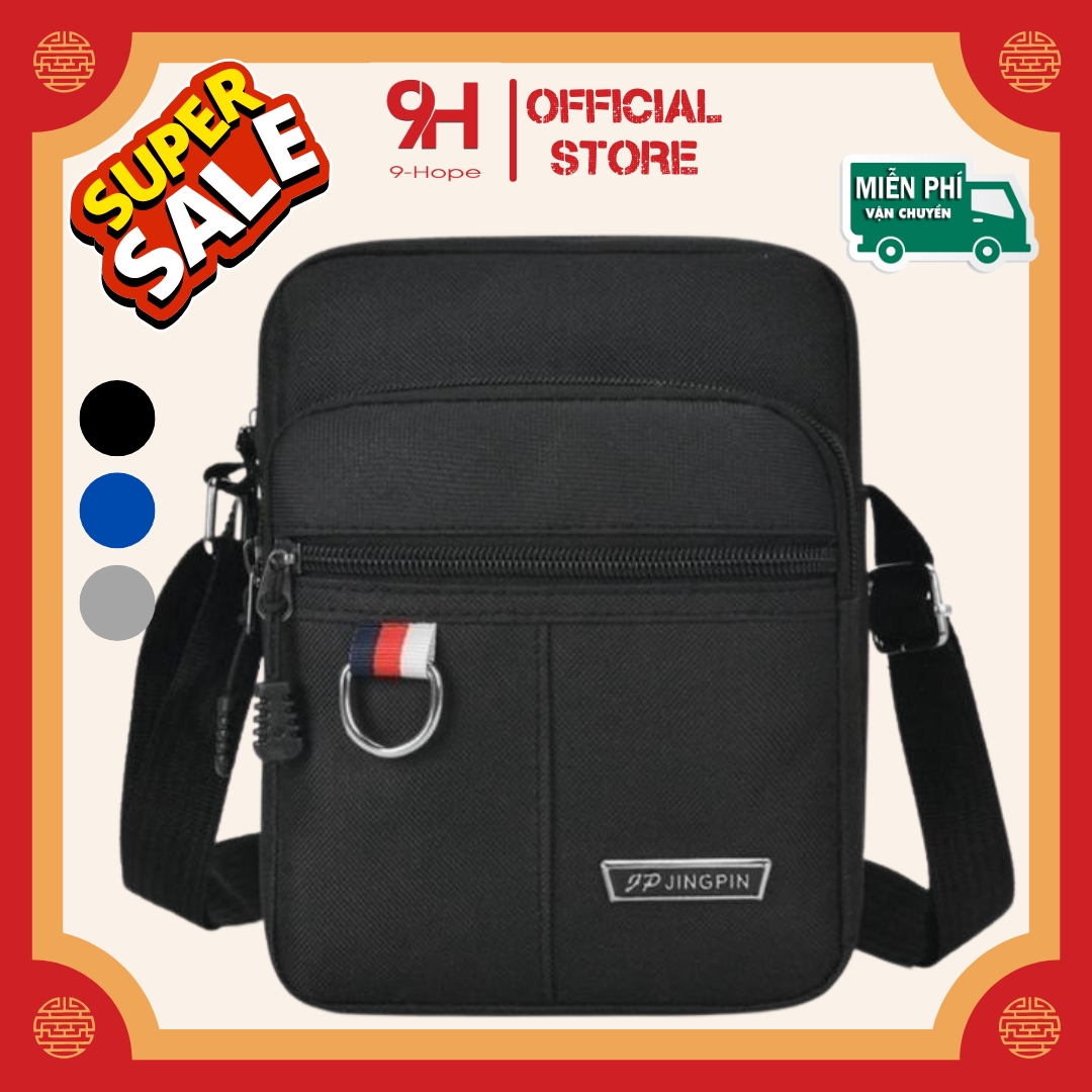 Túi đeo chéo nam mini Messenger vải Canvas siêu bền kháng nước - Túi chéo thời trang trẻ trung phong cách TC34