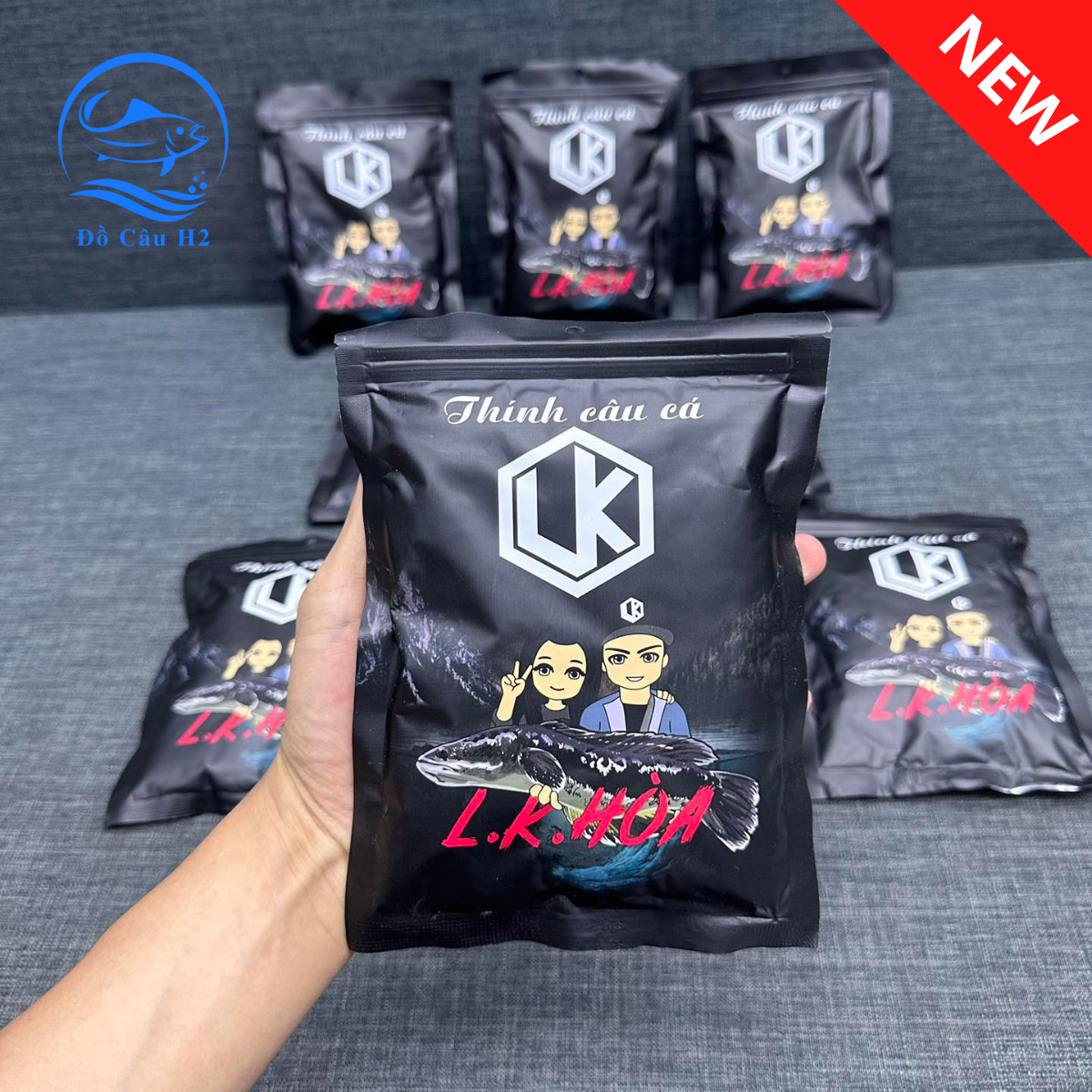 Mồi LK Hòa câu lục câu lancer câu đài thính câu cá Hòa LK siêu nhạy