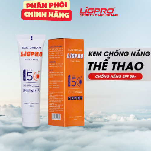 Kem Chống Nắng LIGPRO SPF50+ PA++++, Chống Nắng, Toàn Thân Thảo Dược Không Gây Kích Ứng 100ml