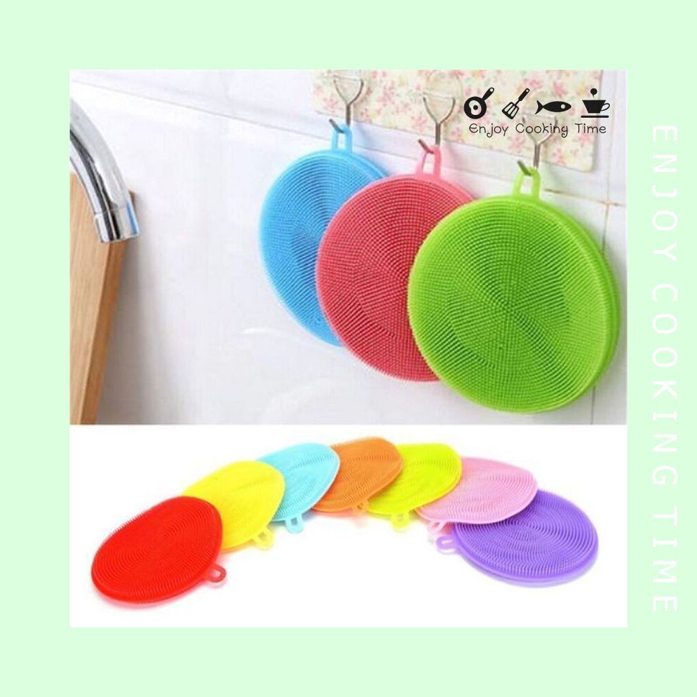Miếng silicon rửa chén bát tiện lợi bền đẹp
