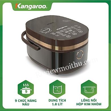 Nồi cơm điện cao tần kangaroo 1.8 lít kg599n chính hãng 100%-van thoát hơi thông minh giữ lại vitamin,giữ ấm từ 12 - 24 giờ-bảo hành 12 tháng
