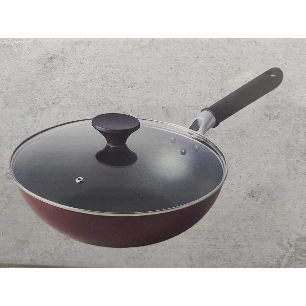 Chảo chống dính Lock&Lock 30cm - Sâu lòng - Dùng được bếp từ