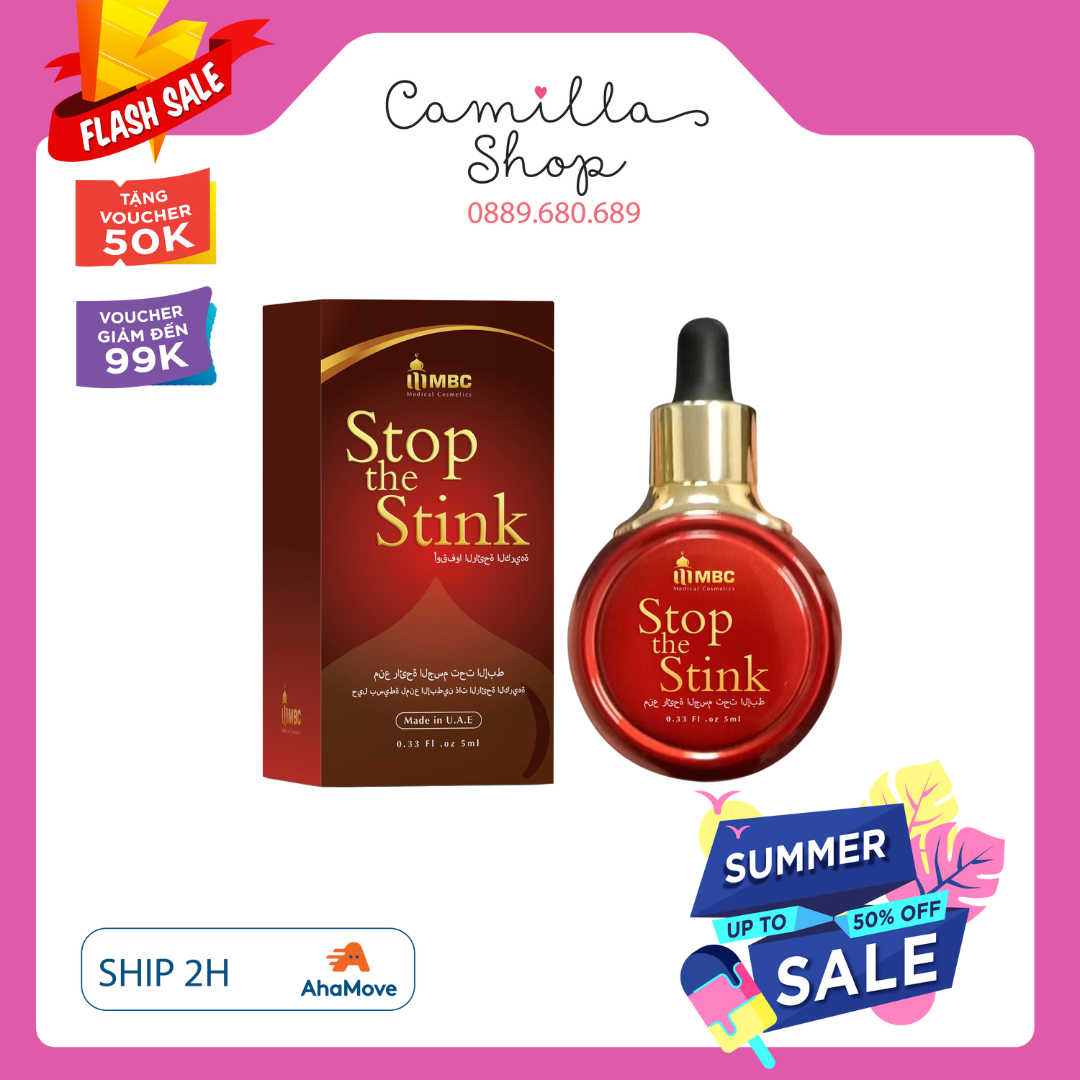 Khử mùi vùng da dưới cánh tay Stop the stink 5ml