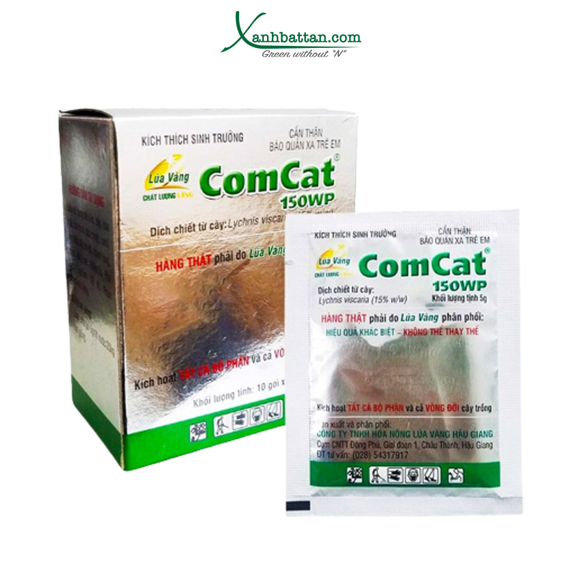 Phân Bón Lá Kích Thích Sinh Trưởng Comcat 150WP Gói 5 Gram