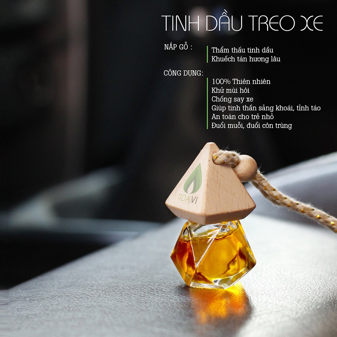 Tinh dầu treo xe