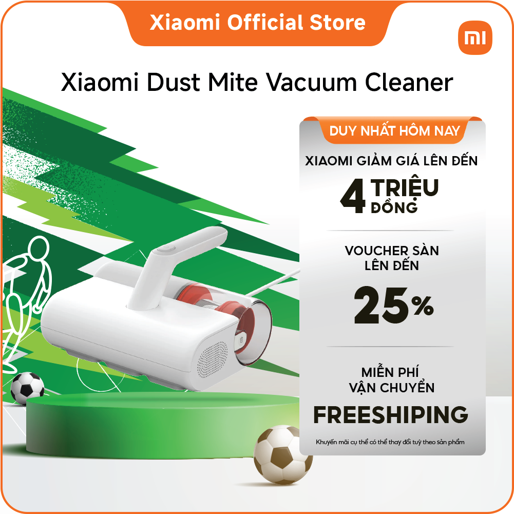 Xiaomi Dust Mite Vacuum Cleaner Loại bỏ bọ ve bốn trong một giữ cho giường và vải luôn sạch sẽ