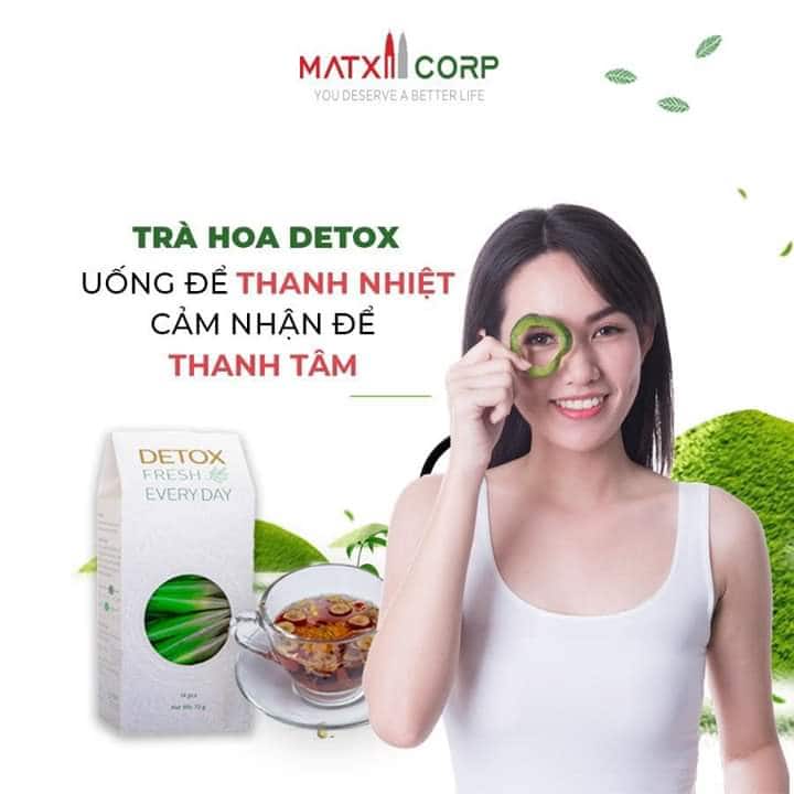 Trà Hoa Go Detox Giảm Cân (Tách lẻ Combo Go Detox)