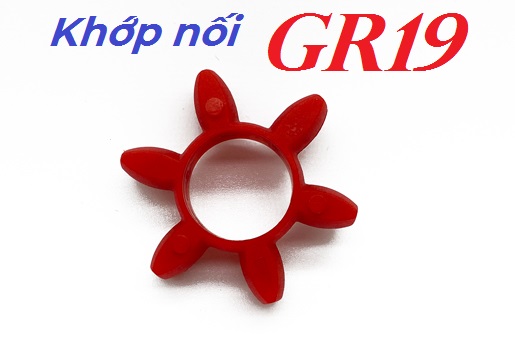 Khớp nối mềm/ Gioăng giảm chấn/ Vòng đệm GR19, 6 cánh, biên ngoài 30 mm