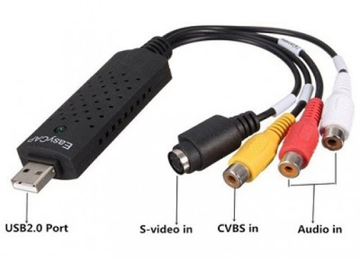 EASYCAP Chuyển từ USB ra AV - Svideo Lưu hình từ Camera Dây cáp ghi hình