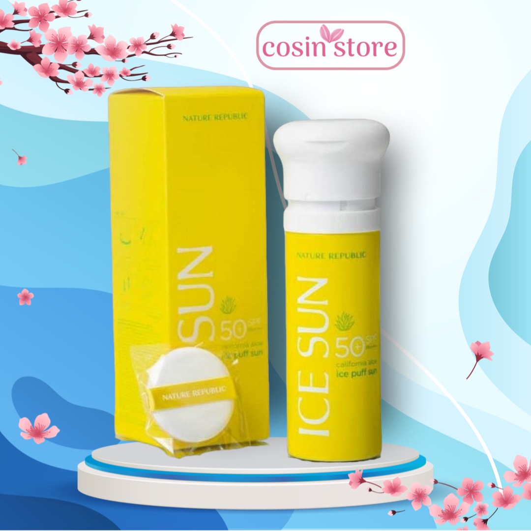 Kem Chống Nắng ICE SUN Nature Republic SPF 50 PA+++ Mẫu mới của Hàn Quốc shop Cosin Store