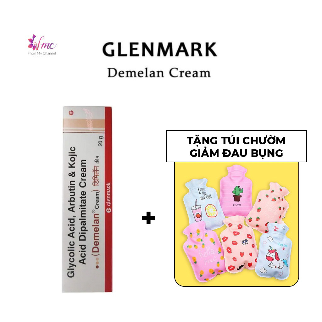 [MUA 1 TẶNG 1] Kem dưỡng mờ thâm nám Demelan Cream 20g + Tặng 1 túi chườm giảm đau bụng