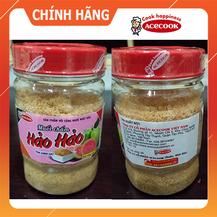 [Combo 2 hũ] Muối Hảo Hảo tôm chua cay/Muối chấm hoa quả, Chính Hãng AceCook, Hũ 120gr.