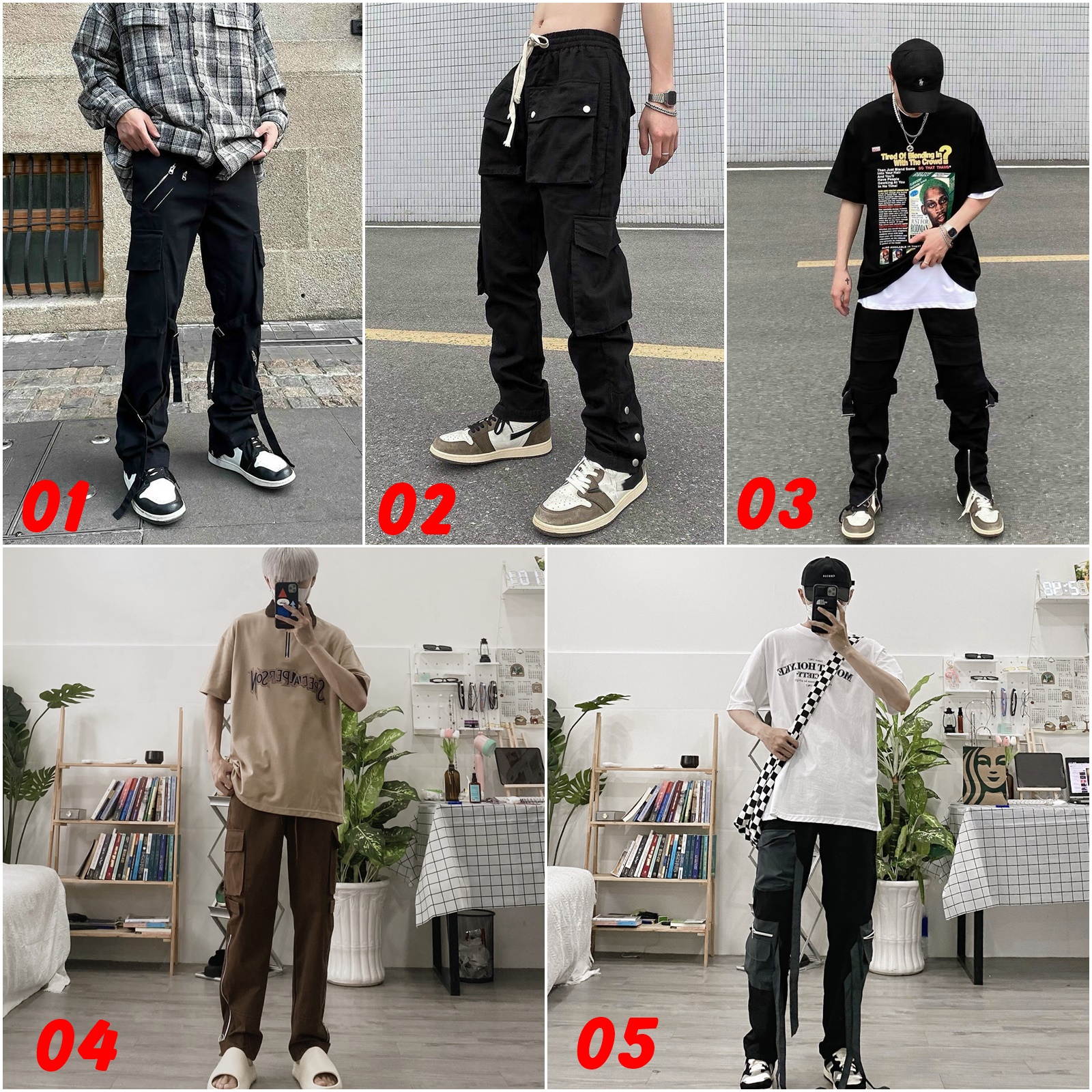 [Hoàn Tiền 15%] Quần Túi Hộp Cargo Pants Ống Suông Phong Cách Streetwear Unisex Nam Nữ Hot Trend