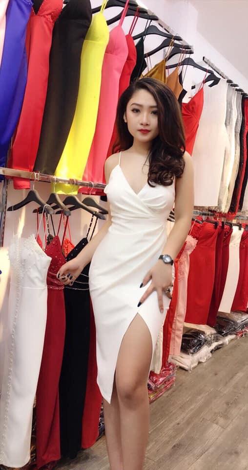 Đầm body 2 dây rút ngực sang chảnh al