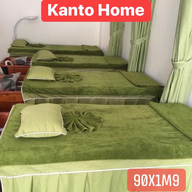 Khăn trải giường,đắp người spa microfiber loại dày ,mềm mịn- kích thước 90*190cm. trọng lượng 700gr