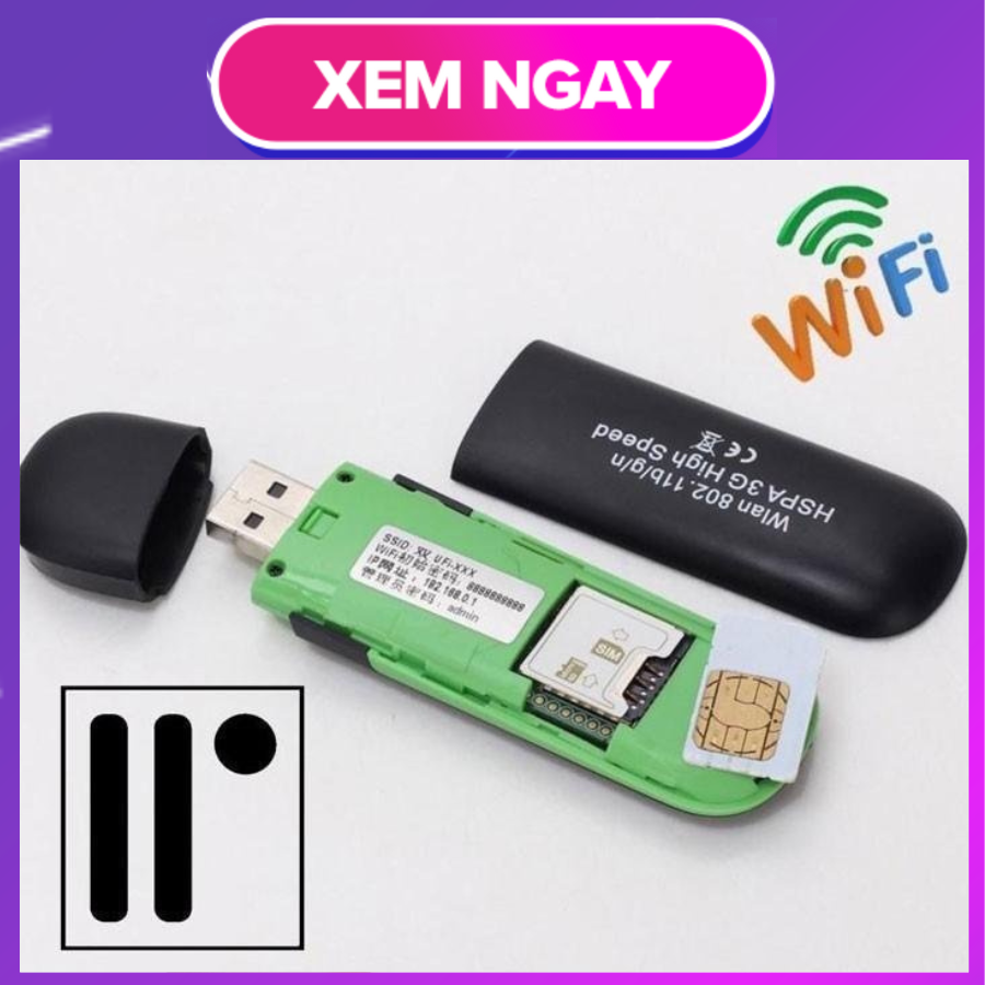 Phát wifi 4g gắn Sim HSPA - Phát Wifi Tốc Độ Cao Lên Đến 21,6Mbps - Bảo Hành 1 Đổi 1 Trong 3 Tháng